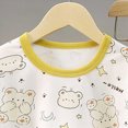 thumbnail image 4 of KPOPLK Toddler Baby Girls Clothes Shirt Tops +Pants Outfit 2 PCS Set Summer Casual Cotton Outfit witth Pocket 12 Months-6T(18-24 Months,Yellow), 4 of 5
