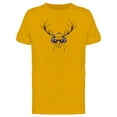 thumbnail image 1 of Deer Listening To Music T-Shirt Men -Image by Shutterstock, Male Small, 1 of 2