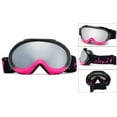 thumbnail image 3 of Cloud 9 - Professional Kids Boys and Girls Snow Goggles "Shifty"Anti-Fog Dual Lens UV400 Protection Triple Layered Foam Snowboarding Ski Goggles with Matching Color Beanie, 3 of 5