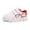 WH2, variant on Girls Sports Shoes for Custom Embroidery - Blank Pattern Solid Color Flat Bottom Thick Sole Comfortable Casual Shoes