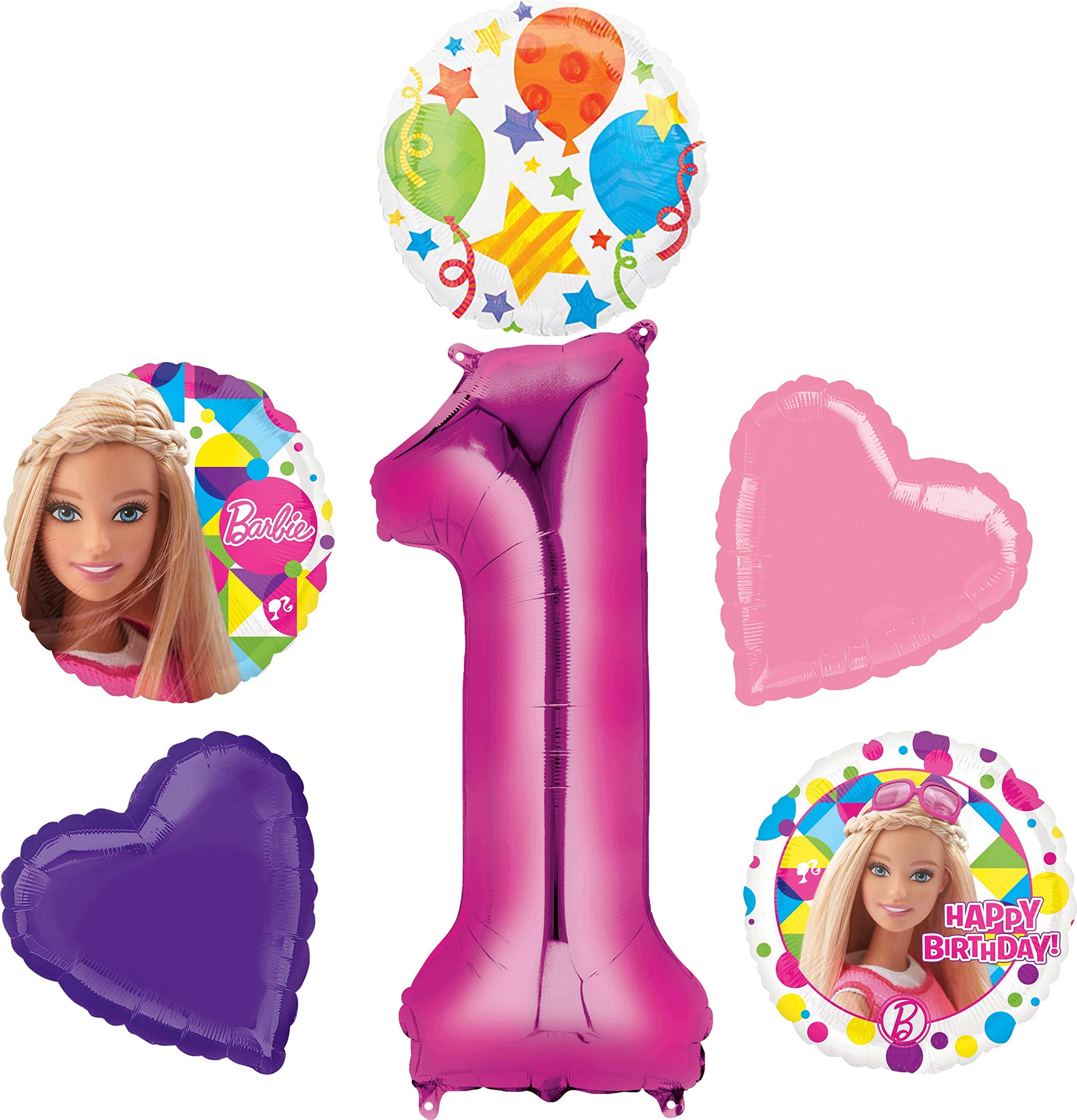 barbie helium balloon