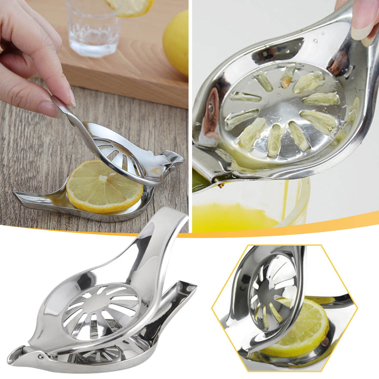 304 Stainless Steel Lemon Clip Manual Orange Juicer | Multi