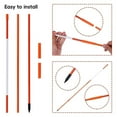 thumbnail image 3 of 30pcs Reflective Driveway Markers 48 Inch Hi-Visibility Safety Snow Poles for Parking Lots, Walkway, 3 of 5