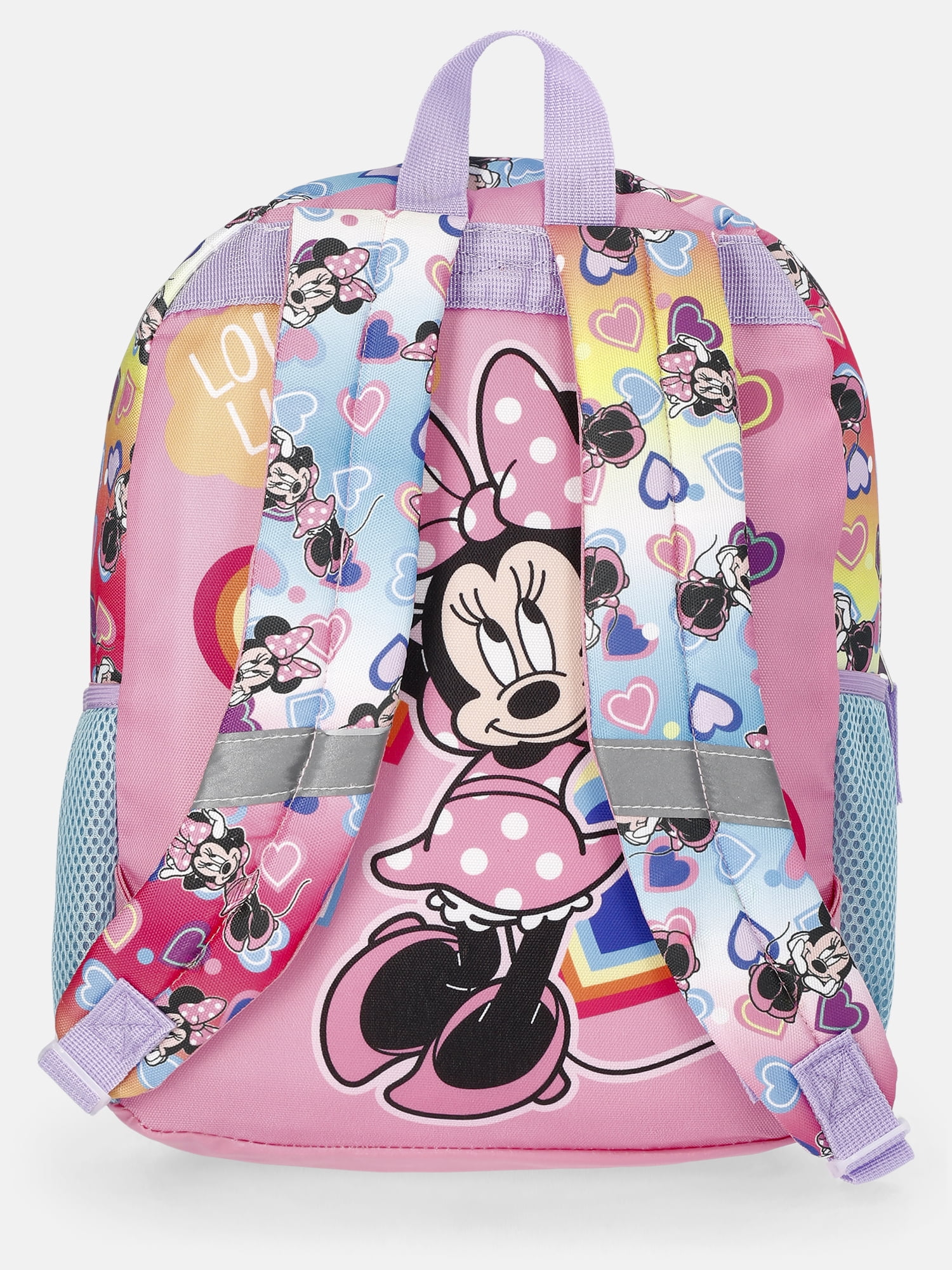 Disney Minnie Mouse 14" Toddler Backpack and Lunch Box Set, Pink