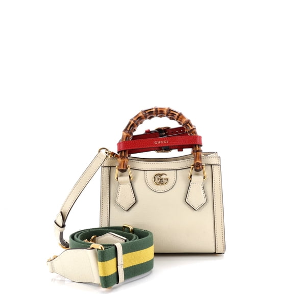 Pre-Owned Diana NM Bamboo Handle Tote Leather Mini By Rebag