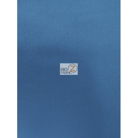 - Matte Foil Spandex Fabric / Teal Blue / Stretch Lycra Sold By The Yard