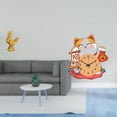 thumbnail image 2 of Reloj Feng Shui escultórico para decoración del hogar, silencioso, de pared, para dormitorio, cocina, oficina. Ideal como regalo de inauguración o ani, 2 of 8