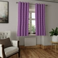 thumbnail image 2 of Ambesonne Eggplant Grommet Curtain, Arrangement Ornament, 50" x 63", Violet, 2 of 6