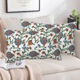 thumbnail image 5 of Throw Pillow Cover Case Vintage Floral Pillow Covers 20x12 Inch Set of 2,Soft Decorative Throw Pillow Case for Living Room Bedroom Sofa Couch Cushion Covers, 5 of 6
