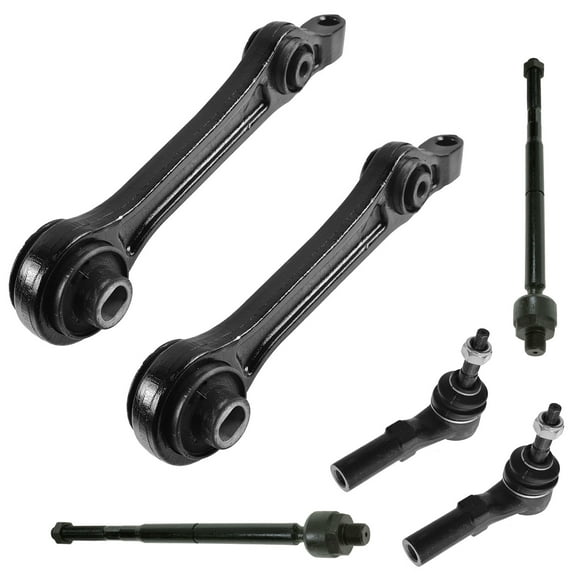 TRQ Front Lower Forward Control Arms Inner Outer Tie Rods Kit Set for Chrysler PSA59768 Fits select: 2005-2006 CHRYSLER 300C, 2006-2010 DODGE CHARGER