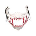 thumbnail image 3 of Máscara de Halloween decorativa práctica para hombres adultos conveniente accesorio de disfraz medio Blanco, 3 of 9