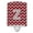 Crimson & Grey, variant on Caroline's Treasures CJ1051-ZCNL Letter Z Chevron Maroon and White Ceramic Night Light, 6x4x3", multicolor
