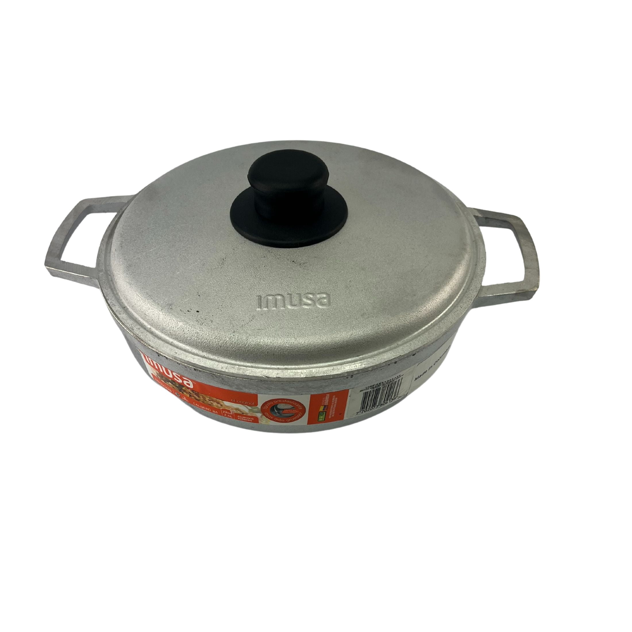 IMUSA Cast Aluminum Caldero Dutch Oven with Double Side Handles
