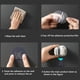 thumbnail image 5 of Yuarrent Soporte Dido Soporte ajustable Colgador de baño montado en la pared de plástico Juegos de accesorios de baño, 5 of 5