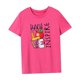 thumbnail image 4 of Camiseta para mujer, trajes de verano, camiseta con cuello redondo para mochilero, viaje deportivo, calle Rosa Rosa, 4 of 7