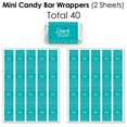 thumbnail image 3 of Big Dot of Happiness 2026 Teal Graduation Party Candy Favor Sticker Kit - 304 Pieces, 3 of 8