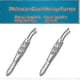 thumbnail image 2 of Pinzas profesionales para masaje de párpados, de acero inoxidable de primera calidad, para exprimidor de glándulas de Meibomio, 2 of 4