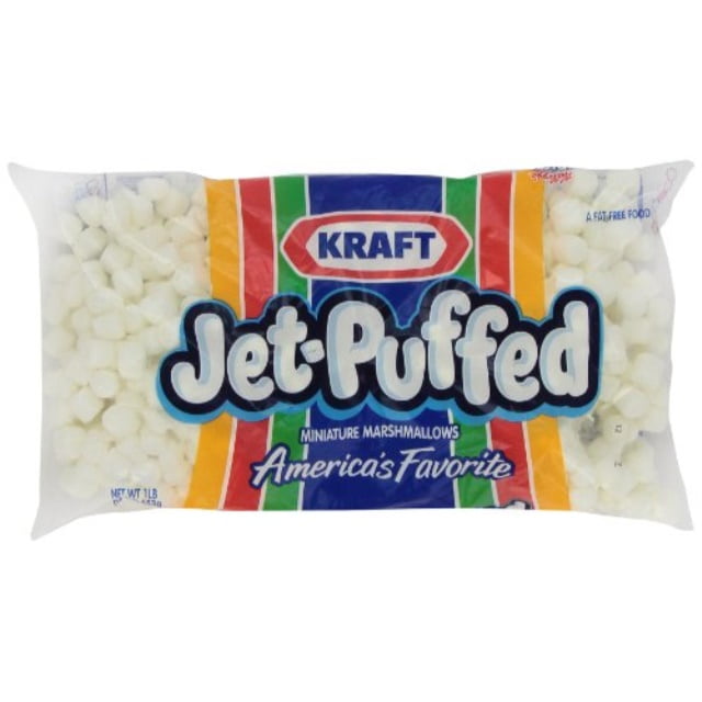 Jet Puffed Mini Marshmallow, 16Ounce Bags (Pack of 6)