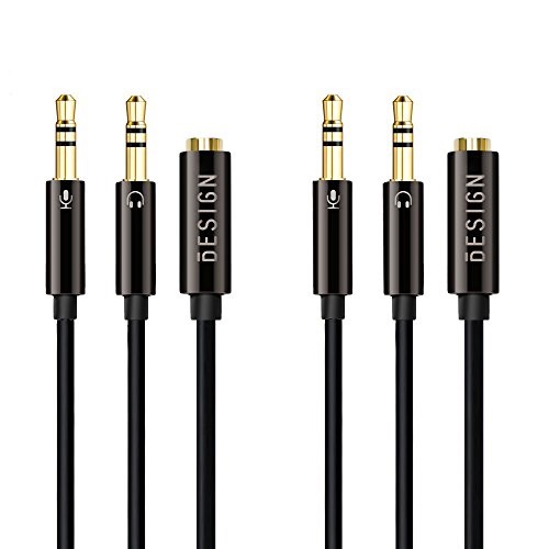 Besign Headphones Y Cile Splitter Adapter for Computer, 3 ...