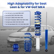 Maxpeedingrods Coilovers Suspension & Steering Shock for VW Volkswagen Golf MK4 1.9 TDi FWD Fits select: 2005 VOLKSWAGEN JETTA 2.5, 1999-2005 VOLKSWAGEN NEW BEETLE GLS
