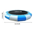 thumbnail image 2 of Inflatable Bounce Water Bouncer Trampoline Load 400kg 880lbs 17ft Bounding Table, 2 of 15
