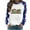 Blue Fall Fashion Must Haves, variant on Winter Saving Talove Long Sleeve Shirts for Women Funny Graphic Sweatshirt Women Fall Clothes Fall Loose Crewneck Pullover Tops Womens Tops Casual Dressy Christmas Shirts