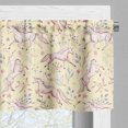 thumbnail image 3 of Ambesonne Abstract Valance Pack of 2, Watercolor Unicorns, 54"X18", Multicolor, 3 of 5