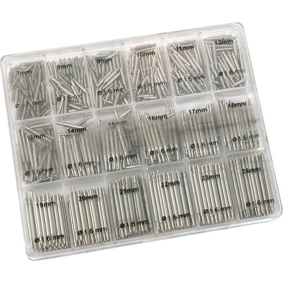 900 Assorted Spring Bars Watch Pins Spare 5-22mm