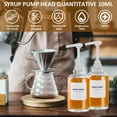 thumbnail image 4 of LINFANG Reusable Syrup Pump Dispenser Multipurpose Easy Control Coffee Flavoring Pump With Tip Cover for Home Coffee Bar, 4 of 9