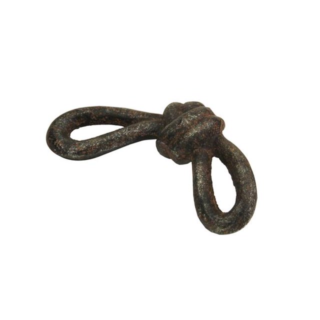 Cheungs 5770 Roven Handmade Cast Iron Knot Sculpture Decor, Gray