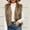 Brown, variant on Sweaters for Women Plus Size Womens Ladies Warm Faux Furry Coat Jacket Winter Solid V-neck Outerwear