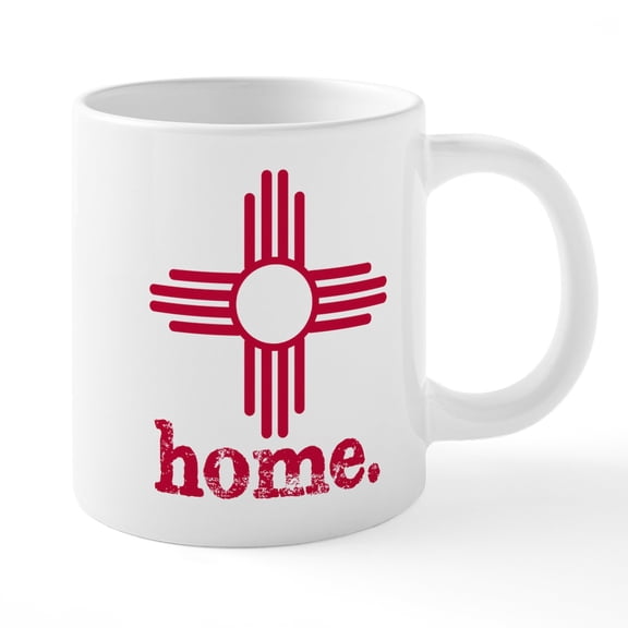 CafePress - New Mexico Home - 20 Oz White Ceramic Mega Mug