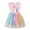 #02, variant on Toddler Flower Girl Dress Summer Sleeveless Cute Tutu Dresses for Girls Party Dress 2-7 Years
