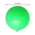 thumbnail image 3 of Efavormart 2 Pack 32" Extra Large Green Round Latex Balloons Air Helium Balloons Party Balloons, 3 of 10