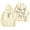 A-Beige135, variant on XIAOCHA Mens Bow Letter Print Hoodie Oversized Long Sleeve Hooded Pullover Hoodie Soft Feminine Casual Hoodies