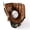 Brown, variant on Outdoor Sport Baseball Glove PU Leather Batting Gloves Softball Practice Equipment Baseball Training Competition Glove For Kids