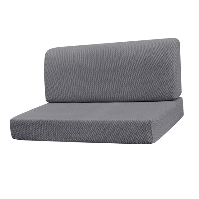 Transemion Housses de Coussin de Dinette RV Faciles à Ajuster Housse Noire Extensible pour Canapé RV Gris Foncé