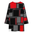 thumbnail image 3 of Robe Moderne Mondrian à Manches Longues Robes d'Été pour Femmes 2024 Robes à Manches Longues, 3 of 4