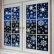 thumbnail image 5 of 480 pegatinas blancas de copos de nieve para ventana | Pegatinas y calcomanías navideñas para vidrio, espejos y azulejos | Decoración de PVC con copos de nieve para el hogar, el dormitorio y la sala, 5 of 8