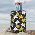thumbnail image 4 of Wukai Lilies Flowers Elastic Luggage Cover: Personalized Protection for Your Suitcase - Fits 19~29-inch, Washable & Durable Travel Companion-, 4 of 8