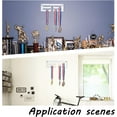 thumbnail image 6 of Medals Display Hanger Rack 11.81 Inches Rectangle Acrylic Medal Holder Wall Mount Easy to Install Medal Display Holder Frame for All Sports Medals Soccer Running Race Dance Medals White, 6 of 6