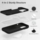 thumbnail image 3 of Magnetic Compatible Silicone Case Designed for Apple iPhone 13 Pro Max Liquid Silicone Case, Shockproof Case with Wireless Magnetic Charging Built for Apple iPhone 13 Pro Max,Aqua, 3 of 6