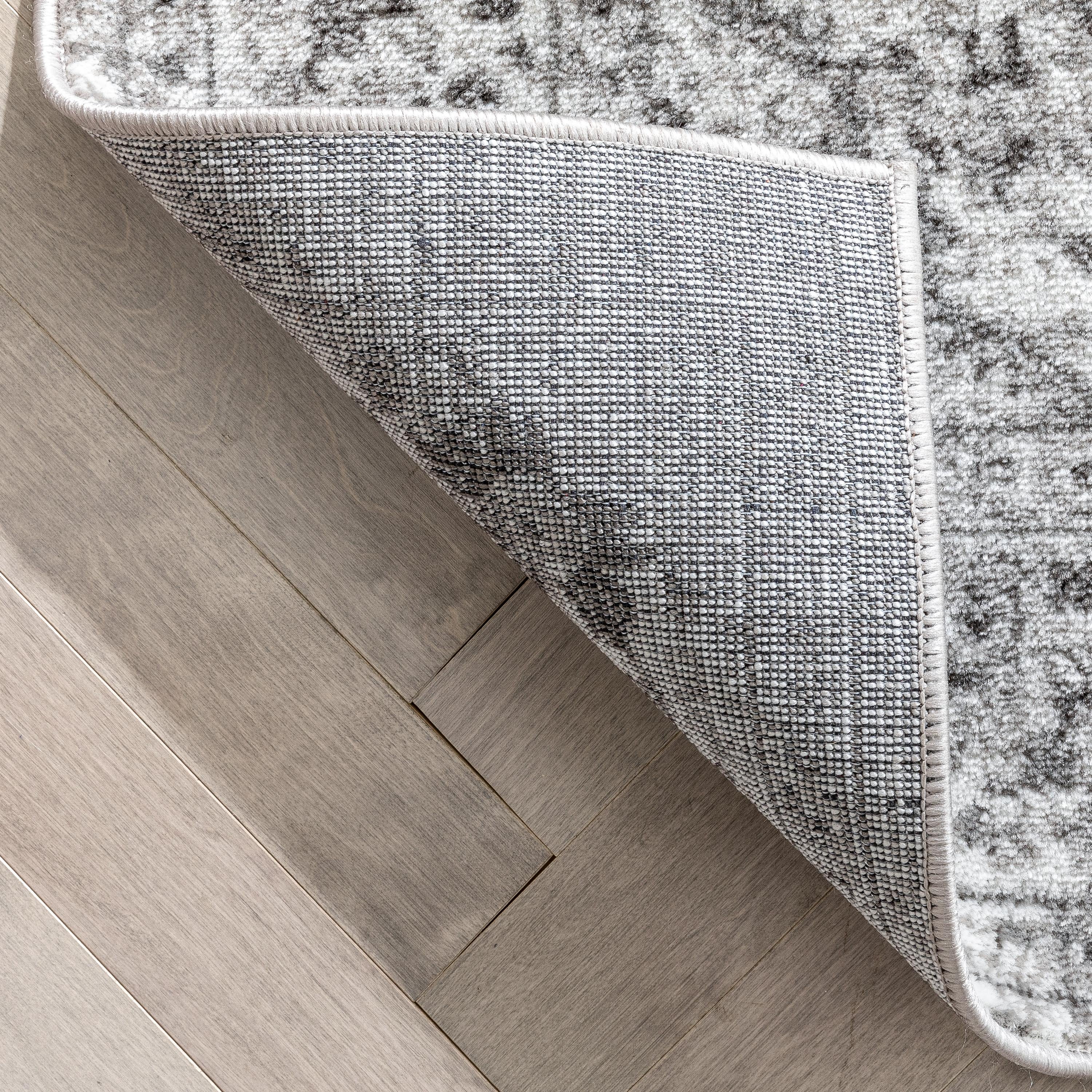 Well Woven Argos Ivory Grey | Vintage Oriental Panel | Runner Rug 2x7 (2'3" x 7'3")