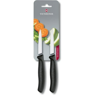 Victorinox Victorinox Swiss Classic, paring knife, 2pcs, 8cm, straight, pointed, black