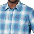 thumbnail image 3 of Wrangler Men's Short Sleeve Plaid Shirt, 3 of 3