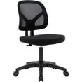 thumbnail image 1 of Low-Back Home Office Task Chair, Armless Executive Computer Desk Chair with Height Adjustable and Swivel Casters for Working Studying Gaming, 1 of 9