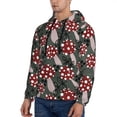 thumbnail image 2 of Hoodies for Men - Autumn Forest Mushrooms Long Sleeve Comfrt Men'S Fashion Hoodies & Sweatshirts, Sweatshirts for Men Hoodies Pullover Clothing Clothes with Pouch, 2 of 7