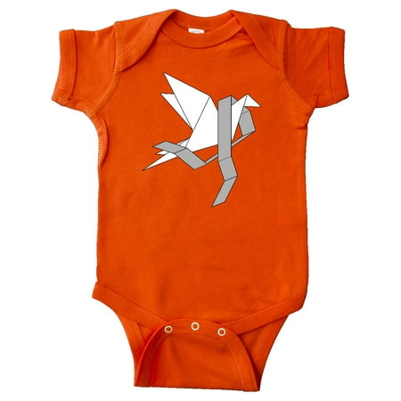 

Inktastic Origami Bird Brain Cancer Awareness Gift Baby Boy or Baby Girl Bodysuit