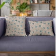 thumbnail image 3 of Plutus 26" x 26" Wool Dot Luxury Throw Pillow in Blue, 3 of 9