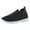 Black, variant on NOKIO Comfy Women'S Active Footwear Women Casual Shoes Fashionable Simple And Solid Color The New Pattern Summer Mesh Breathable Comfortable And Flat Bottomed Lightweight Slip On